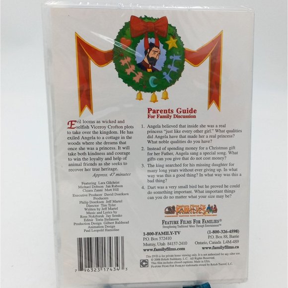 A Fairy Tale Christmas DVD NOS New Sealed Feature Films For Families Movie Night - Picture 2 of 4